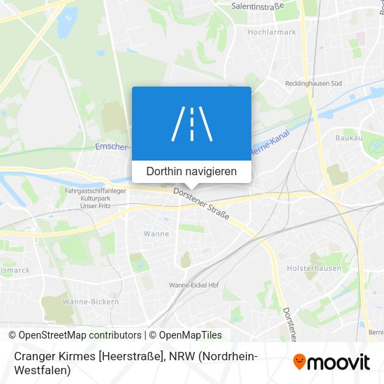 Cranger Kirmes [Heerstraße] Karte