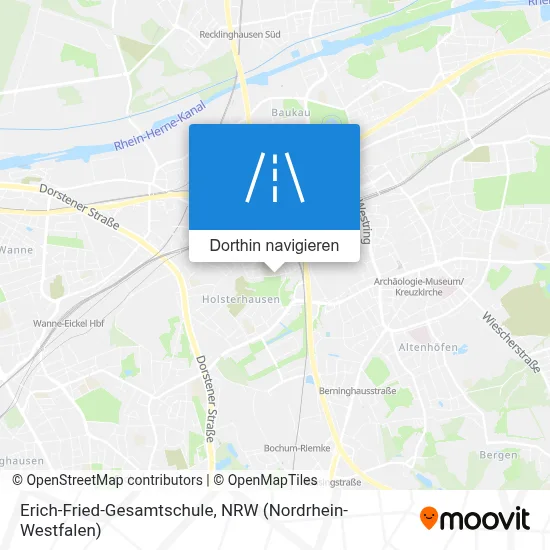 Erich-Fried-Gesamtschule Karte