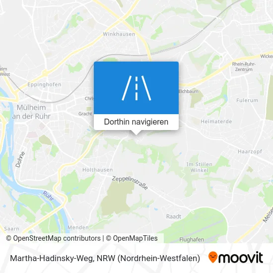 Martha-Hadinsky-Weg Karte