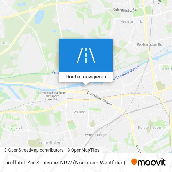 Auffahrt Zur Schleuse Karte