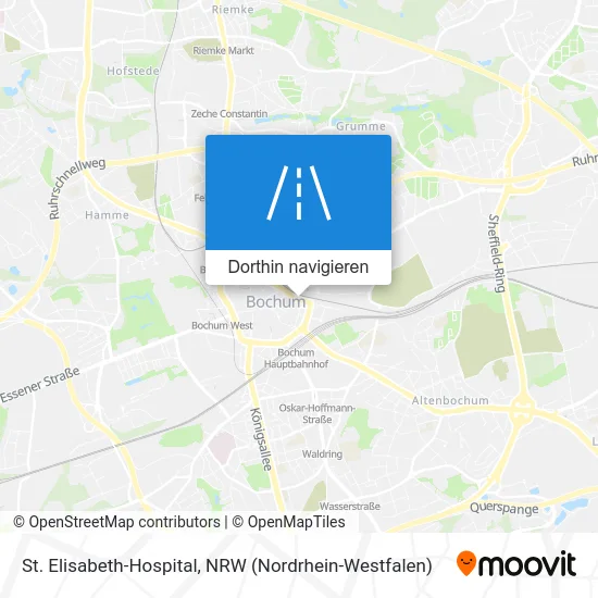 St. Elisabeth-Hospital Karte