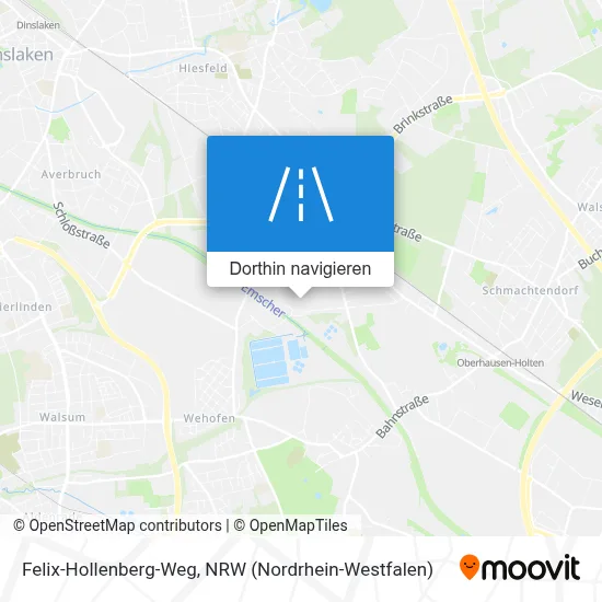 Felix-Hollenberg-Weg Karte