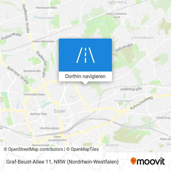 Graf-Beust-Allee 11 Karte