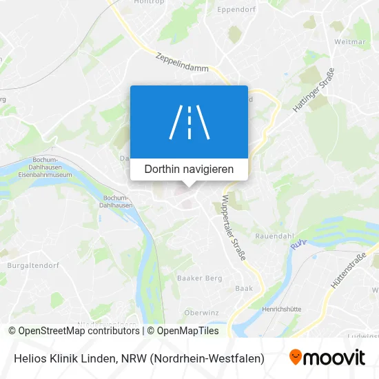 Helios Klinik Linden Karte