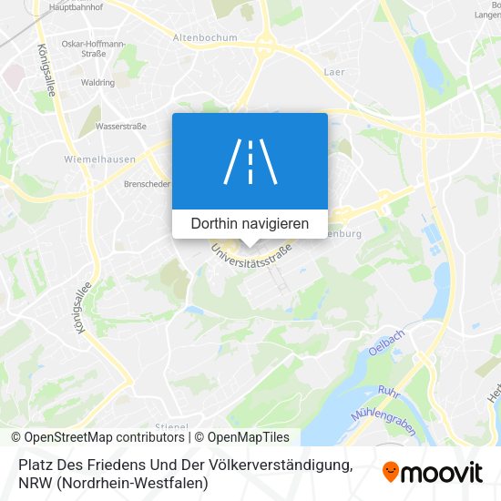 Platz Des Friedens Und Der Völkerverständigung Karte