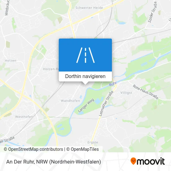 An Der Ruhr Karte