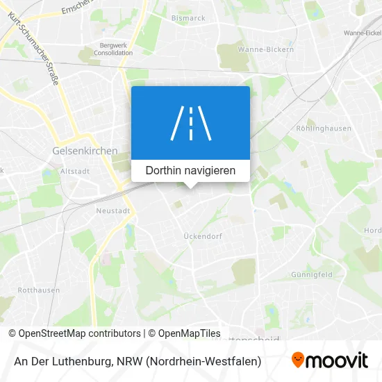 An Der Luthenburg Karte