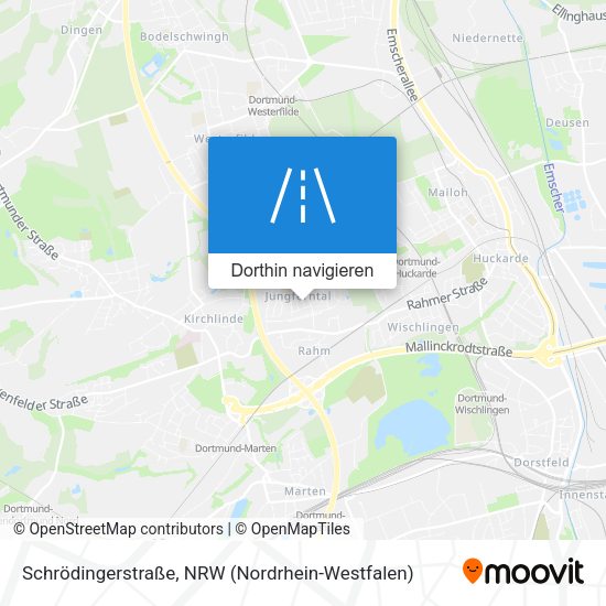 Schrödingerstraße Karte