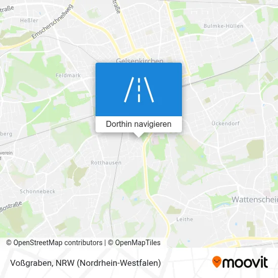 Voßgraben Karte