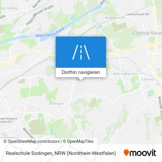 Realschule Sodingen Karte