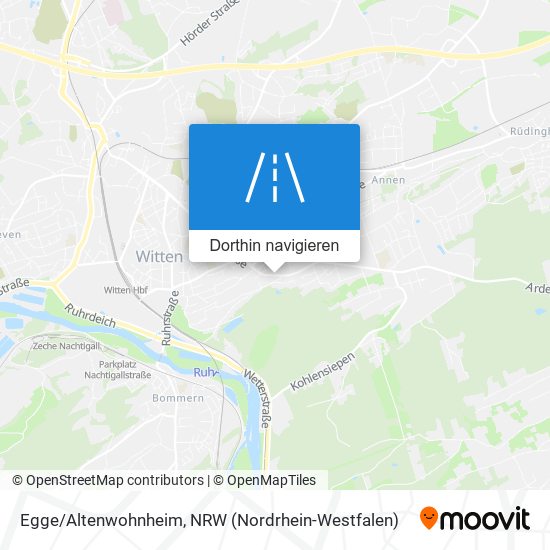 Egge/Altenwohnheim Karte