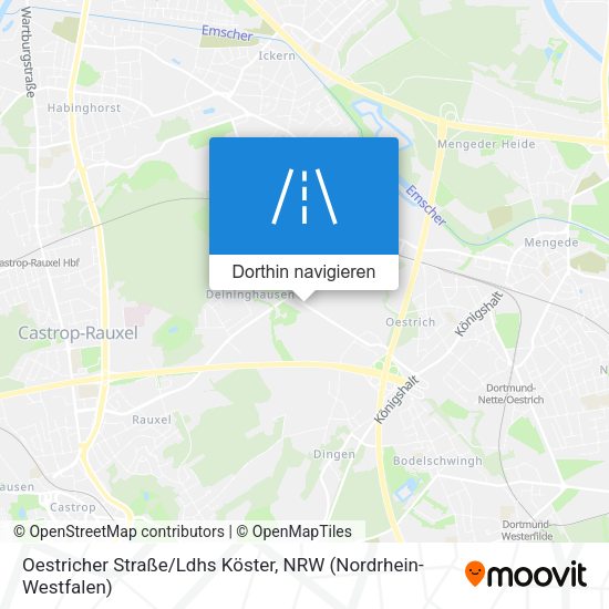 Oestricher Straße/Ldhs Köster Karte