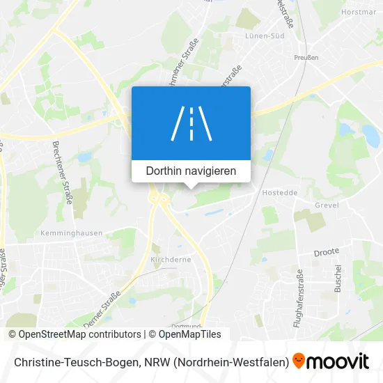 Christine-Teusch-Bogen Karte