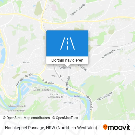 Hochkeppel-Passage Karte