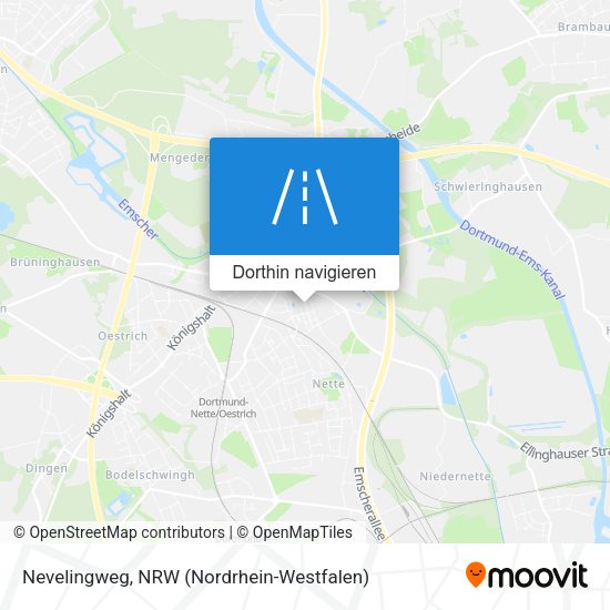 Nevelingweg Karte