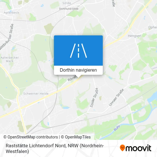 Raststätte Lichtendorf Nord Karte