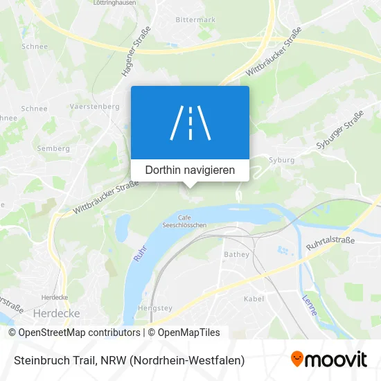 Steinbruch Trail Karte