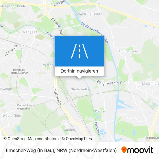 Emscher-Weg (In Bau) Karte