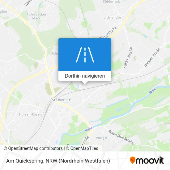 Am Quickspring Karte