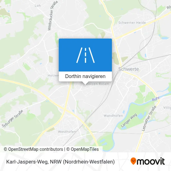 Karl-Jaspers-Weg Karte