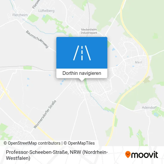 Professor-Scheeben-Straße Karte