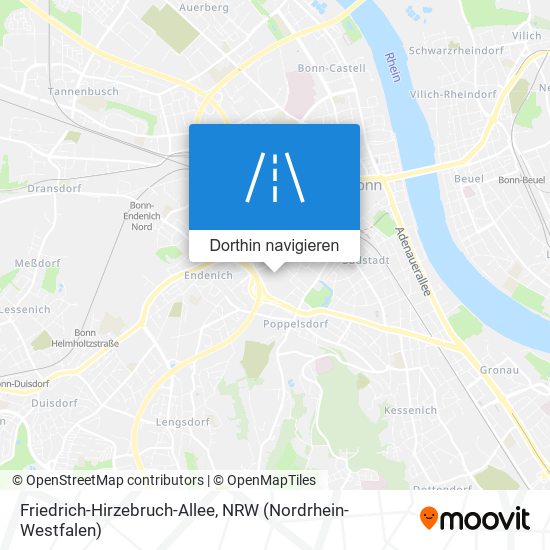 Friedrich-Hirzebruch-Allee Karte