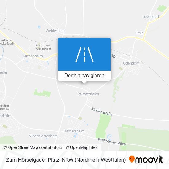 Zum Hörselgauer Platz Karte