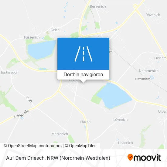 Auf Dem Driesch Karte