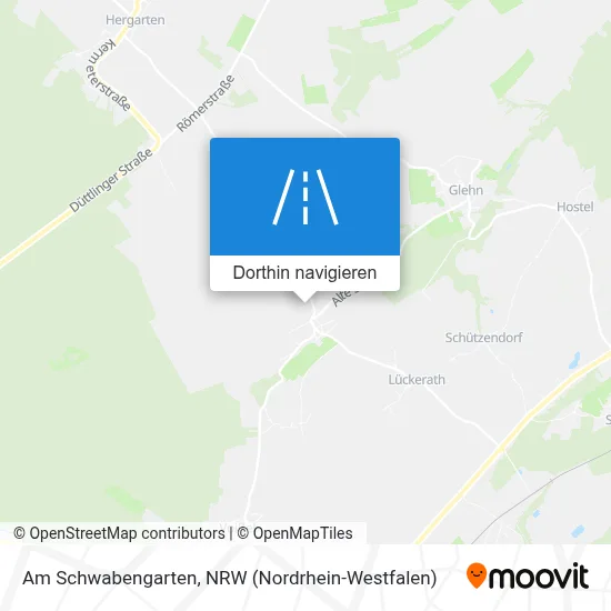 Am Schwabengarten Karte