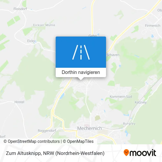 Zum Altusknipp Karte