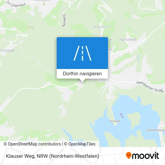 Klauser Weg Karte