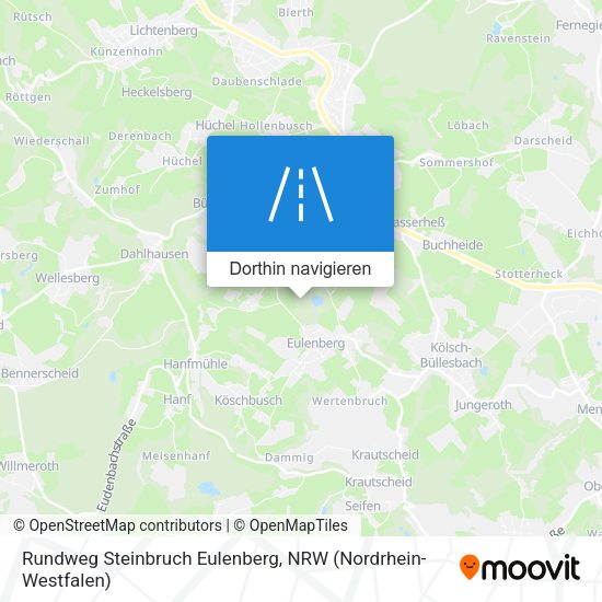 Rundweg Steinbruch Eulenberg Karte
