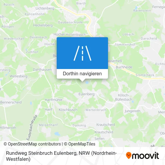 Rundweg Steinbruch Eulenberg Karte