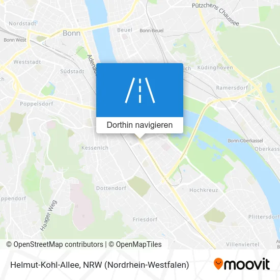 Helmut-Kohl-Allee Karte