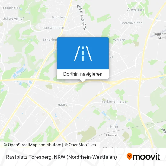 Rastplatz Toresberg Karte