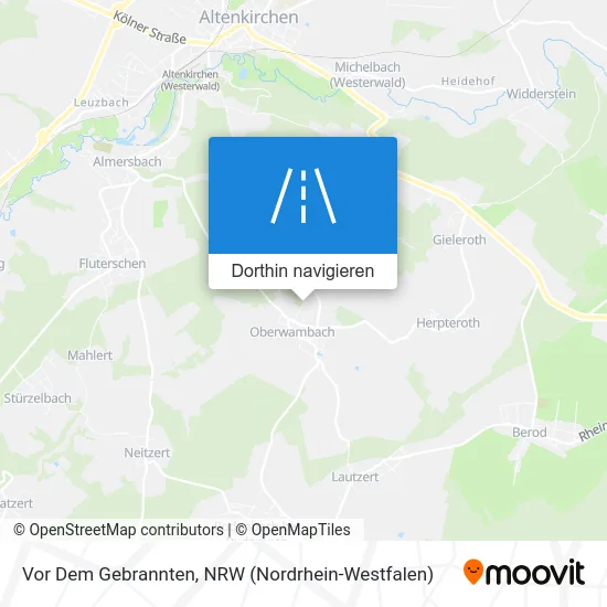 Vor Dem Gebrannten Karte