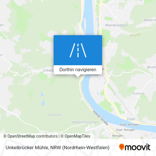 Unkelbrücker Mühle Karte