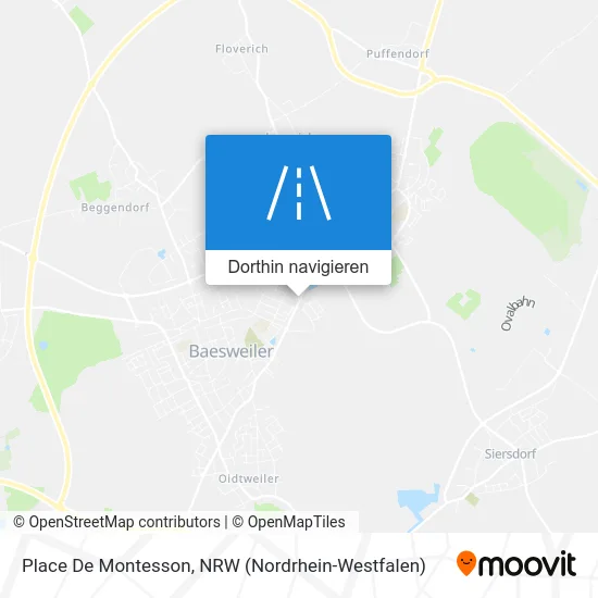 Place De Montesson Karte