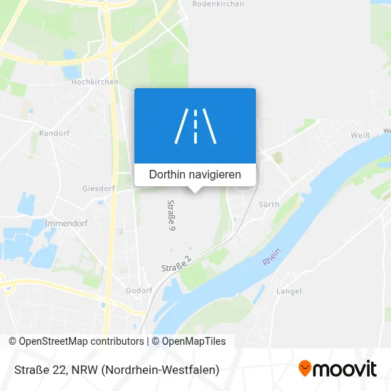 Straße 22 Karte