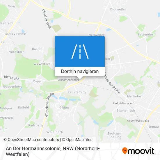 An Der Hermannskolonie Karte