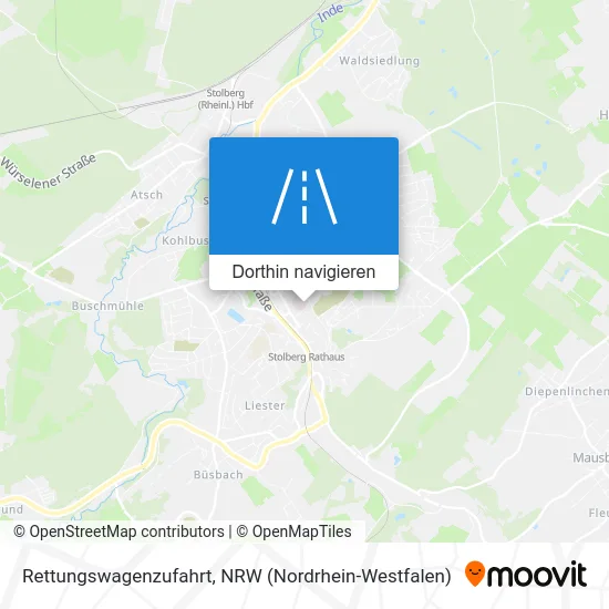 Rettungswagenzufahrt Karte