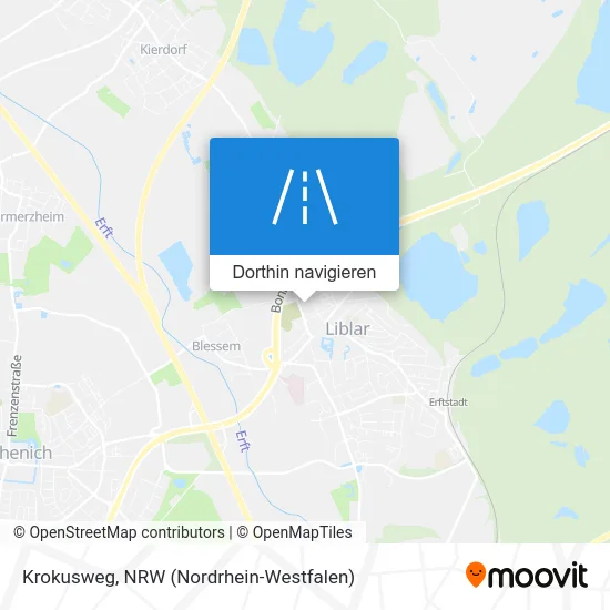 Krokusweg Karte