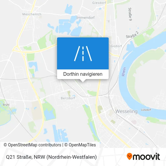 Q21 Straße Karte