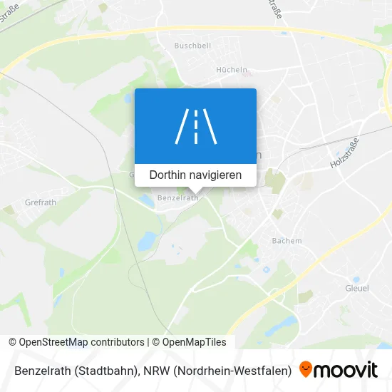 Benzelrath (Stadtbahn) Karte