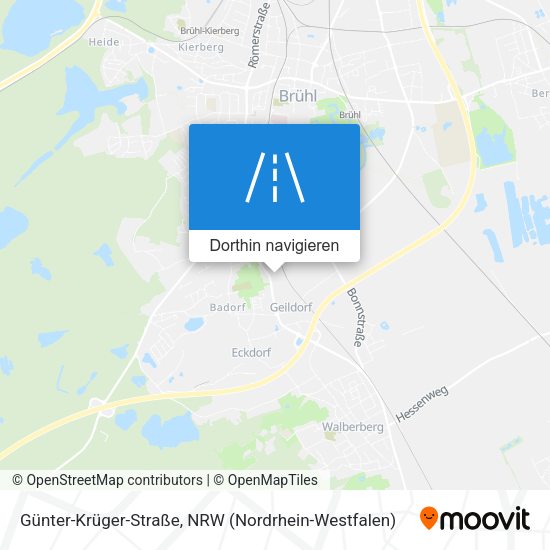 Günter-Krüger-Straße Karte