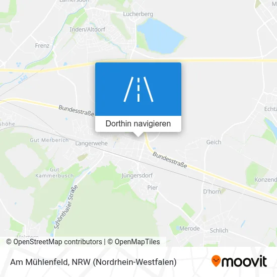 Am Mühlenfeld Karte