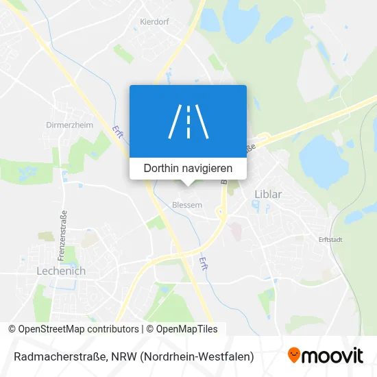 Radmacherstraße Karte