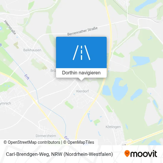 Carl-Brendgen-Weg Karte