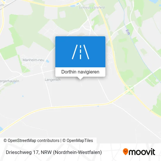 Drieschweg 17 Karte