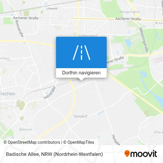 Badische Allee Karte